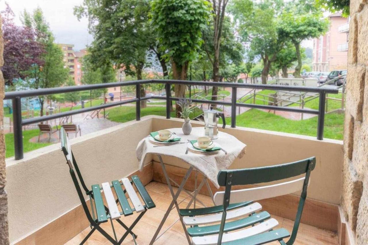 Apartamento Kuia En Gran Bilbao Con Terraza Y Vistas A Un Parque 巴绍里 外观 照片
